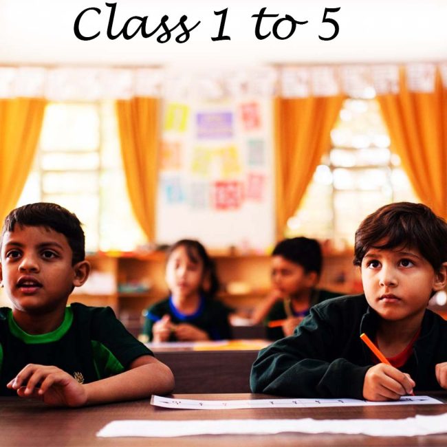 class 1 to 5